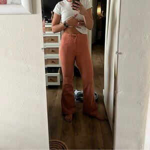 Free people Apricot Brandy Jayde Flare Jeans